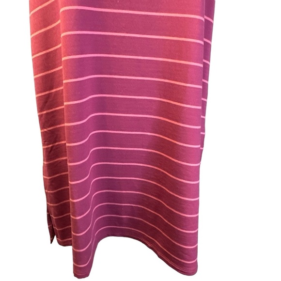 Garnet Hill Mock Neck Sleeveless Split Hem Tunic Top NWT Size Large #47166 - Picture 4 of 13